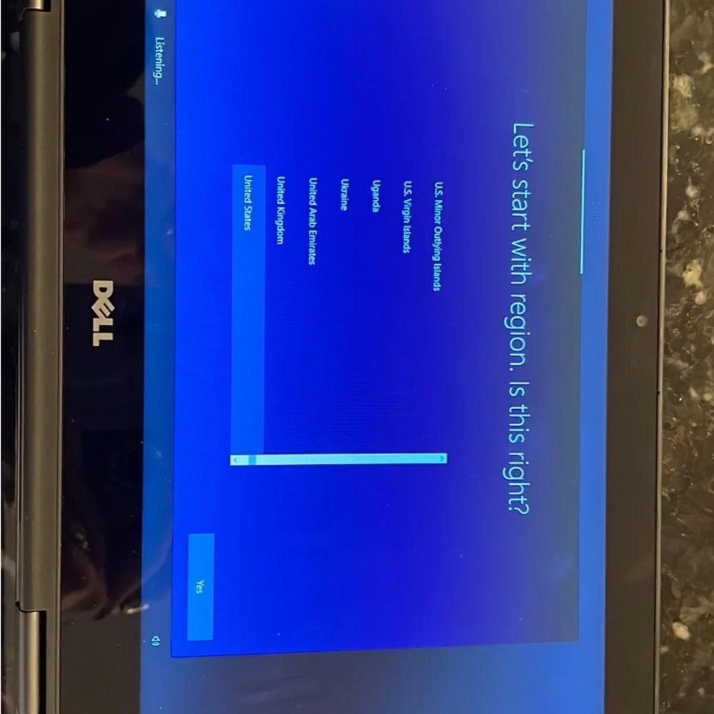 Dell Inspiron 11 Laptop that folds into a tablet.